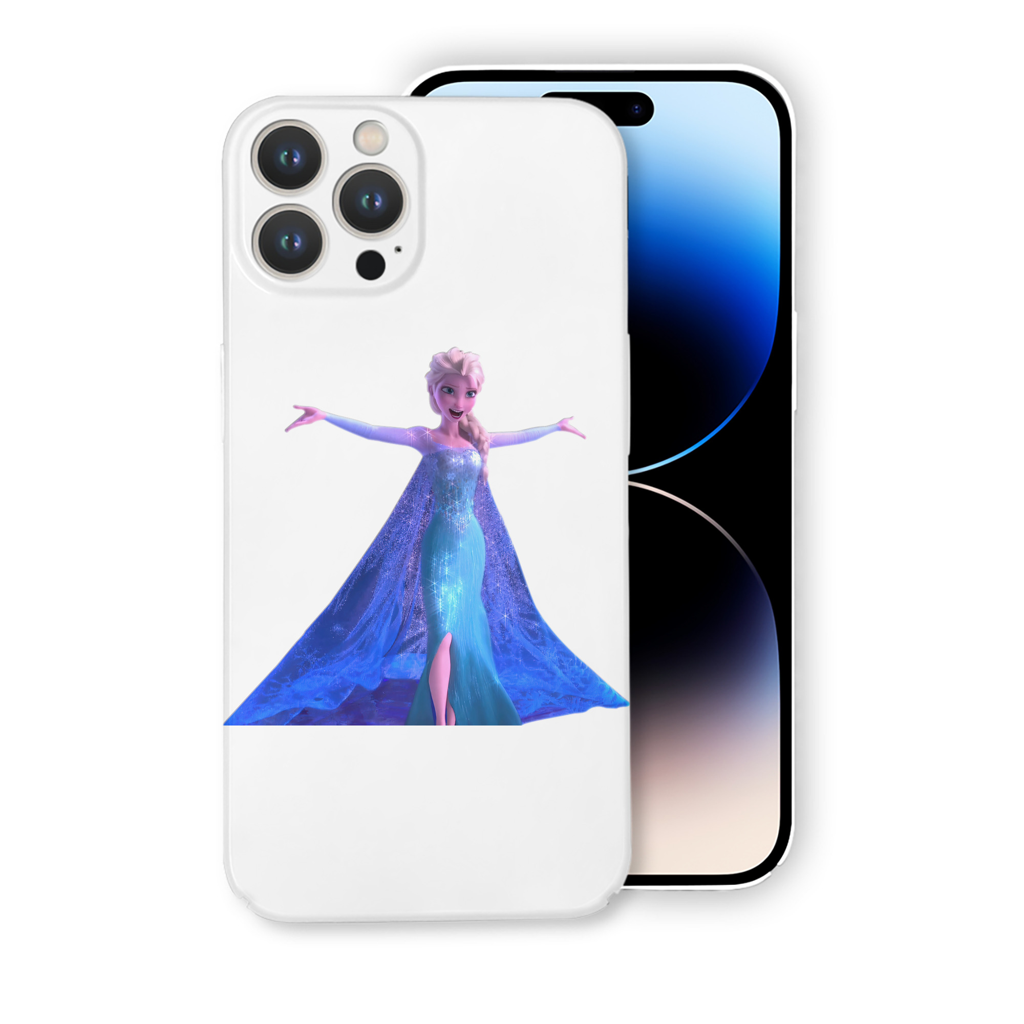 （画像用） アナと雪の女王 アンナ エルサ Frozen Anna Elsa 【iPhone 14シリーズ対応】ハードケース